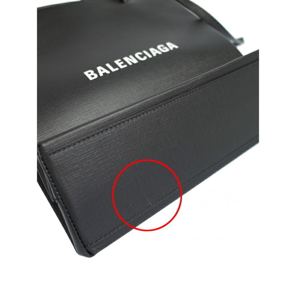 BALENCIAGA Shopping Tote Bag Black - Picture 5 of 9